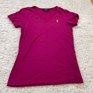 Ralph Lauren V-neck Pima cotton tee